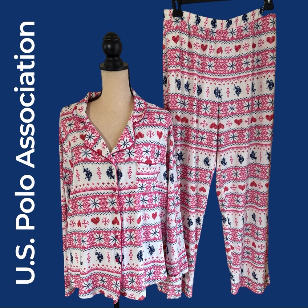 U.S. Polo Assn. Women’s 3X Pajama Set. Super soft! Like new preowned!
